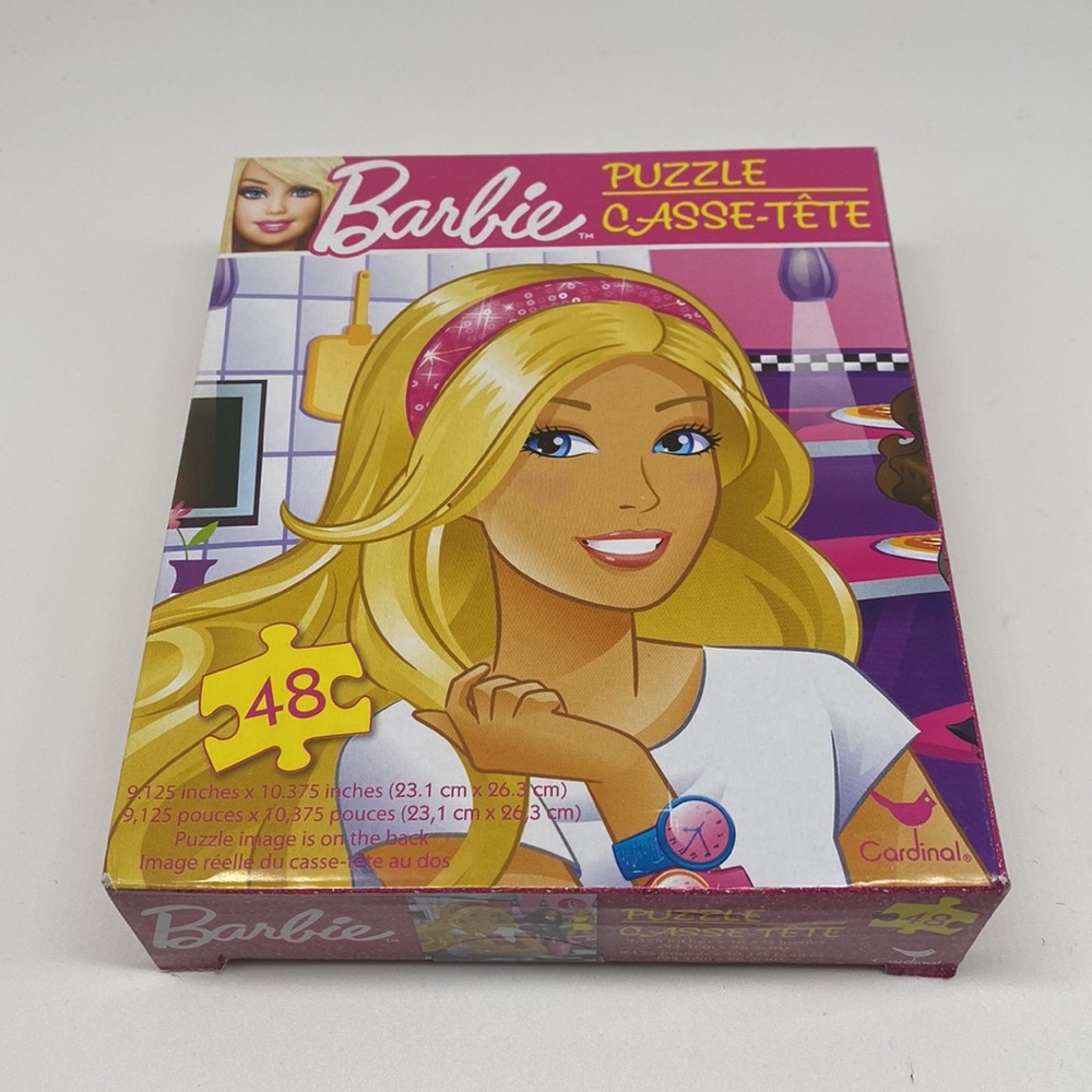 Barbie Jigsaw Puzzle Casse Tete 48-piece NWT